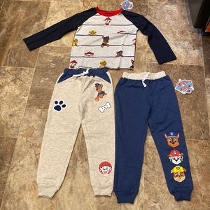 NWT Paw Patrol lot, Size 5